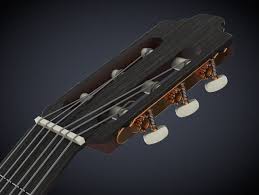 Classical Guitar High Detailed 3d Model Classical Guitar Classical Victorian Rooms