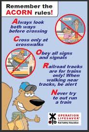 Pin By Operation Lifesaver Inc On Rail Safety Tips Teaching Safety Child Safety Activities Safety Topics
