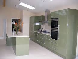 green high gloss kitchen, dublin