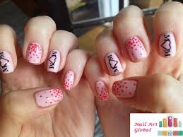 Wear your heart on your nails. Mother S Day Nail Art 2016 Designs Ideas And Stickers Girlshue