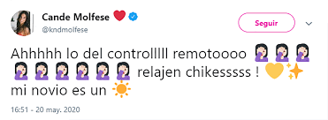 Y por parte de ruggero, explicó que las fotos que compartió en sus redes eran de una cena con sus amigos al aire libre y que en teoría él se habría alquilado un departamento. La Palabra De Cande Molfese Luego De La Agresion De Su Novio Ruggero Pasquarelli Infobae
