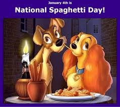 Maybe you would like to learn more about one of these? National Spaghetti Day Lady And The Tramp Disney Art Stitch Cartoon