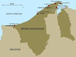 نڬارا بروني دارالسلام‎), is a country located on the north coast of the. Map Of Brunei Darussalam Showing The Six Coastal Sites With Brackish Download Scientific Diagram