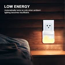 Shop 1 2 4 Pcs Led Night Lights Plug In Light Dusk To Dawn Sensor For Bathroom Kitchen Hallway Stairs Overstock 28983221