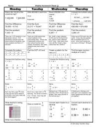 Perfect for the remote math. Weekly Math Review Q2 3 Answer Key Weekly Math Review Q2 4 Answer Key 6th Grade