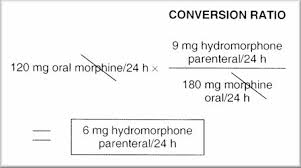 Conversion Among Different Opioids