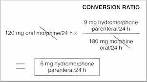 conversion among different opioids