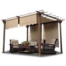 2pcs 15 5x4 Ft Pergola Shade Canopy Replacement Cover Opt Outdoor Pergola Pergola Shade Pergola Canopy