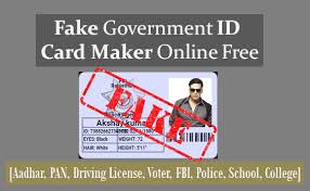 Create a personalised card for free. Fake Government Id Card Maker Online Free Aadhar Pan School Driving Voter