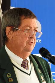 The President of Seagulls ,Stella Jessie Esbend Football Association and  SAFA-BCM Rec member,Enrico Williams and the Secretary of Border Icons in  Sport ,Deon Muller.