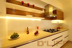 They completed the production and installation before the committed time without compromising on quality and finishing (even we had some last minutes changes). Celebrity Home Interiors At Cochin Designed Executed By D Life Modern Kitchen Design Kitchen Interior Design Decor Kitchen Furniture Design