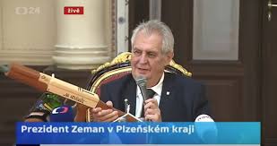 Before he was president, zeman served as the prime minister of the czech republic from 1998 to 2002. Czech President Shows Up At Press Conference With Ak 47 Replica Marked For Journalists