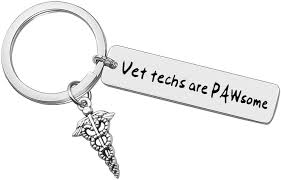 #1 heart & stethoscope funny fill line veterinarian wine glass · #2 veterinarian candle · #3 veterinarian custom street sign · #4 custom veterinarian portrait as . Inspirational Veterinary Technician Gift Vet Tech Keyring Veterinarian Graduation Gift Veterinary Medicine Student Gifts Veterinarian Nurse Assistant Christmas Gifts Vet Techs Are Pawsome Keyring Bigamart