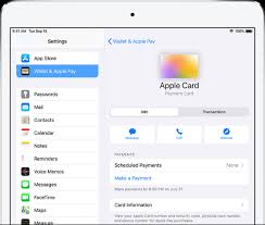 Apple card is a credit card created by apple inc. Set Up And Use Apple Card On Ipad U S Only Apple Podrska