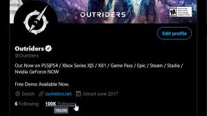 Outriders launched on steam just a while ago. Xd5gquikh2dg1m