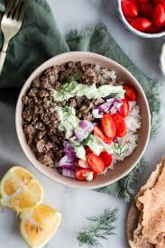 Ground lamb recipes · spring pasta bolognese with lamb and peas · seekh kebab with mint chutney · eggplant, lamb and yogurt casserole · quick lamb ragù · pastitsio ( . Loaded Mediterranean Ground Lamb Bowls Our Balanced Bowl