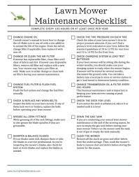 Is a shutoff device provided to stop operation of a motor or engine? 16 Simple Tips For Lawn Mower Maintenance Free Printable Checklist Sunny Home Gardens