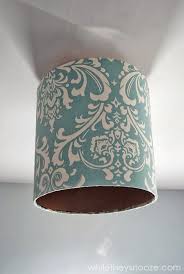 While They Snooze How To Cover An Ugly Light Fixture