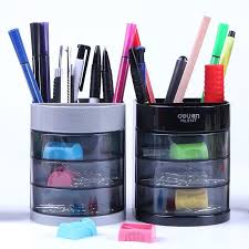 Pen holders — wide assortment real reviews warrantyaffordable prices regular special offers and discounts up to 70%. Eeqp75315 Desk Accessories Organizer Transparent Plaid Pen Holder Multifunction Round Pen Pencil Holder Of Desk Organization Office Round Pen Desktop Storage