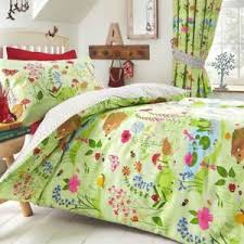 Copripiumino singolo ragazzi / paw patrol ufficiale. Campanula Terreni Boscosi Set Copripiumino Singolo Fiori Animali Bambini 2 In 1 Ebay