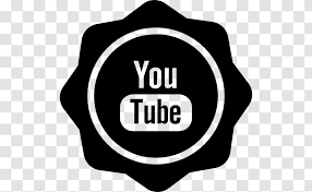 Black and white youtube icon. Youtube Icon Design Logo Youtube Transparent Png