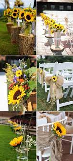 40 Super Cool Ideas To Incorporate Sunflowers To Your Wedding Sunflower Wedding Decorations Sunflower Wedding Rustic Beach Wedding Decorations