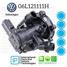Thermostat Water Housing Assembly For Vw Golf 7 Mk7 Polo Tiguan Touran Beetle Audi Q7 Tt 2 0t Skoda Seat 06l121111h 06l121111g Audi Q7 Used Car Parts Skoda