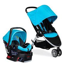 Carrinho De Bebe Bebe Conforto Britax 2017 B Agile B Safe 35 Travel System Cor Cyan Imports Baby
