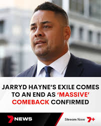 The former NRL star says he is 'incredibly grateful for the opportunity' to  get back