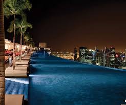 Infinity Pool Sands Skypark Marina Bay Sands Singapore Hotel Pool Hotel Swimming Pool Amazing Places On Earth