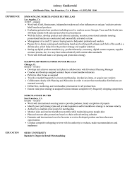 merchandise buyer resume samples