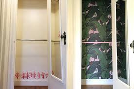 The result is so glamorous! How To Wallpaper Your Closet House Home
