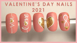 Simple Cute Valentine S Day Nail Art 2021 Youtube simple cute valentine s day nail art 2021