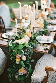 Wedding Flowers Bouquets Wedding Table Garland Floral Garland Flower Runner