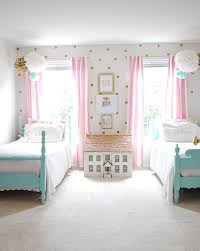 Pink white and gold themed room. Little Girl S Room Decorated In Pink White Gold 11 Magnolia Lane