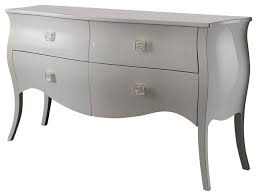 Check spelling or type a new query. Victoria Dresser 4 Drawers White High Gloss Laquer Transitional Dressers By Yumanmod Houzz
