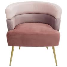 kare design sandwich fauteuil b65xd64xh74 velvet roze gouden fauteuil fauteuil roze stoelen