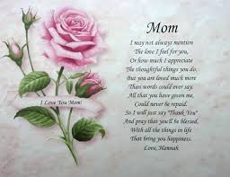 Birthday Poems For Moms In Heaven Happy Birthday Mom Quotes Mothers Day Poems Mom Poems