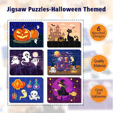 The history of halloween is a long and fascinating one! Buy Halloween Puzzle For Kids Pack Of 36 Halloween Party Favors Games Jigsaw Puzzles With 6 Designs Assorted 24 Piece Halloween Puzzles 5 5 X 7 3 In 36 Pack Online In Usa B07w11nxls
