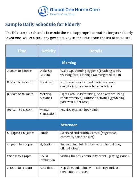A thoughtful daily schedule provides structure without feeling restrictive., AI generated