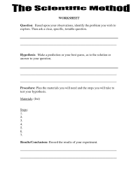 Science Projects 4th Science Scientific Method Worksheet Scientific Scientific Method Worksheet Scientific Method Printable Fourth Grade Science