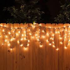 Christmas Icicle Light 100 Clear Icicle Lights Green Wire Short Drops Christmas Lights Etc Backyard Party Decorations Backyard Party Bonfire Party