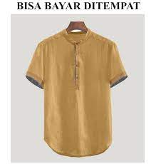 Baju muslim untuk anak cowok dan cewek model terbaru seperti baju koko atau baju muslim, kopiah, gamis anak cewek, jilbab anak, gamis toyobo, gamis katun jepang, gamis syar'i, hingga mukena, semua bisa. Baju Koko Polos Lengan Pendek Hanafi Warna Mustard Kemeja Koko Muslim Pria Kerah Mandarin Lazada Indonesia