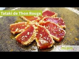Comment Faire Un Tataki De Thon Rouge Saku Facile Rapide Youtube Tataki De Thon Thon Rouge Marinade Thon