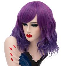 In most versions it looks funky and provocative, but you can certainly go for softer and subtle hues to create a romantic, ethereal look. Synthetic Hair Blue Pink Green Purple Halloween Costume Cosplay Wigs For Women Hair4u Store