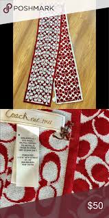 Poshmark makes shopping fun, affordable & easy! Coach Signature Knit Scarf Knit Scarf Scarf Accessory Knitting