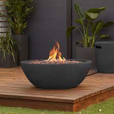 Adding warmth and a relaxing ambience for any occasion. 36 Riverside Outdoor Gas Fire Pit Bowl