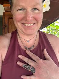 Yesterday I had the opportunity to converse with James and receive a ring  finger tattoo, which I have long thought about even prior to marriage  (coming to 10 yrs '2024). Laurel Louderback