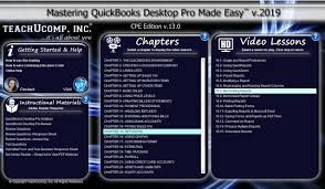 Our complete quickbooks pro training manuals delivered via digital download. Quickbooks Pro 2019 Training Tutorial Dvd Digital Course 188 Videos 7 5 Hours For Sale Online Ebay
