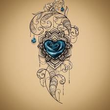 I Love The Look Blue Rose Tattoos Jewel Tattoo Lace Tattoo